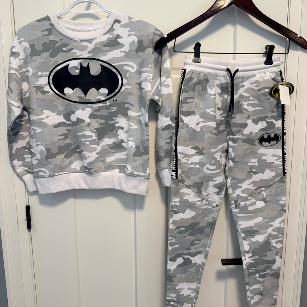Batman Camo Sweatshirt and Joggers Set